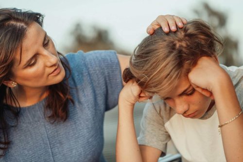 Síntomas en niños, padres sanadores.